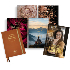 Kalendarz Dobrych Dni 2026  + Książka "Podręcznik Liderki" + Dziennik Dobrych Myśli "BuJo"